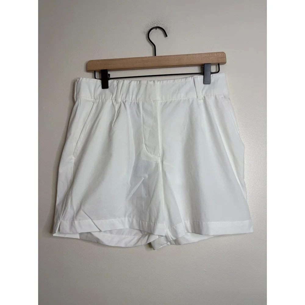 Nike‎ Womens Dri-FIT UV Victory Golf Shorts White Size M NEW